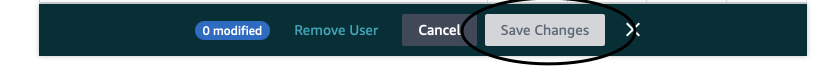 Save Changes button at the bottom of the page